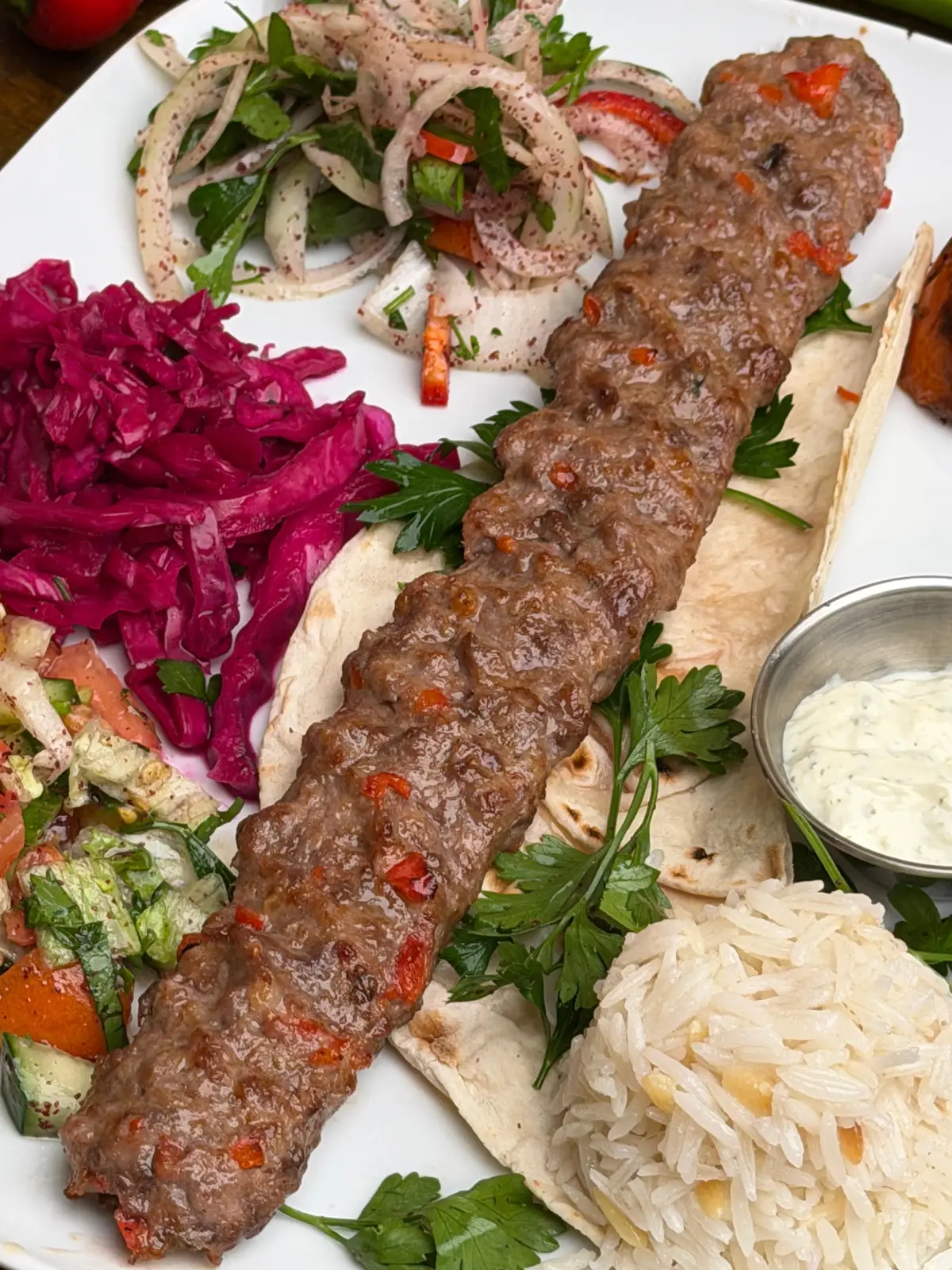 Kebab served at Stavs Kebab House Restaurant in Boness