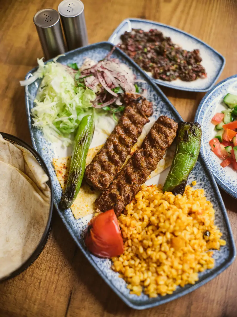 Kebab served at Stavs Kebab House Restaurant in Boness